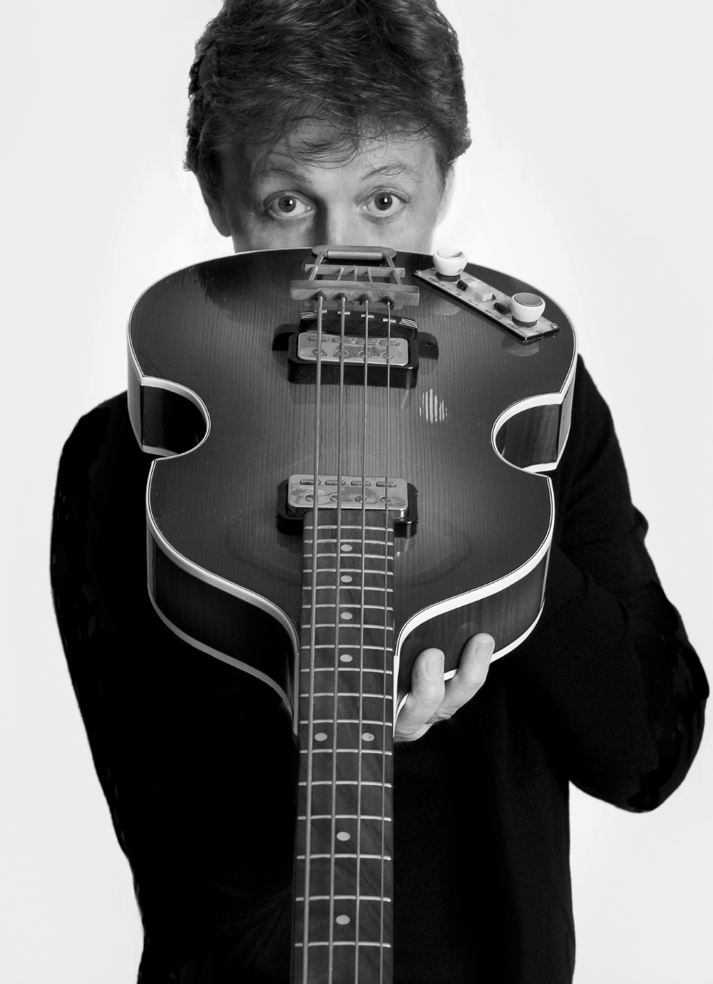 Paul McCartney and bass guitar, by Bill Bernstein