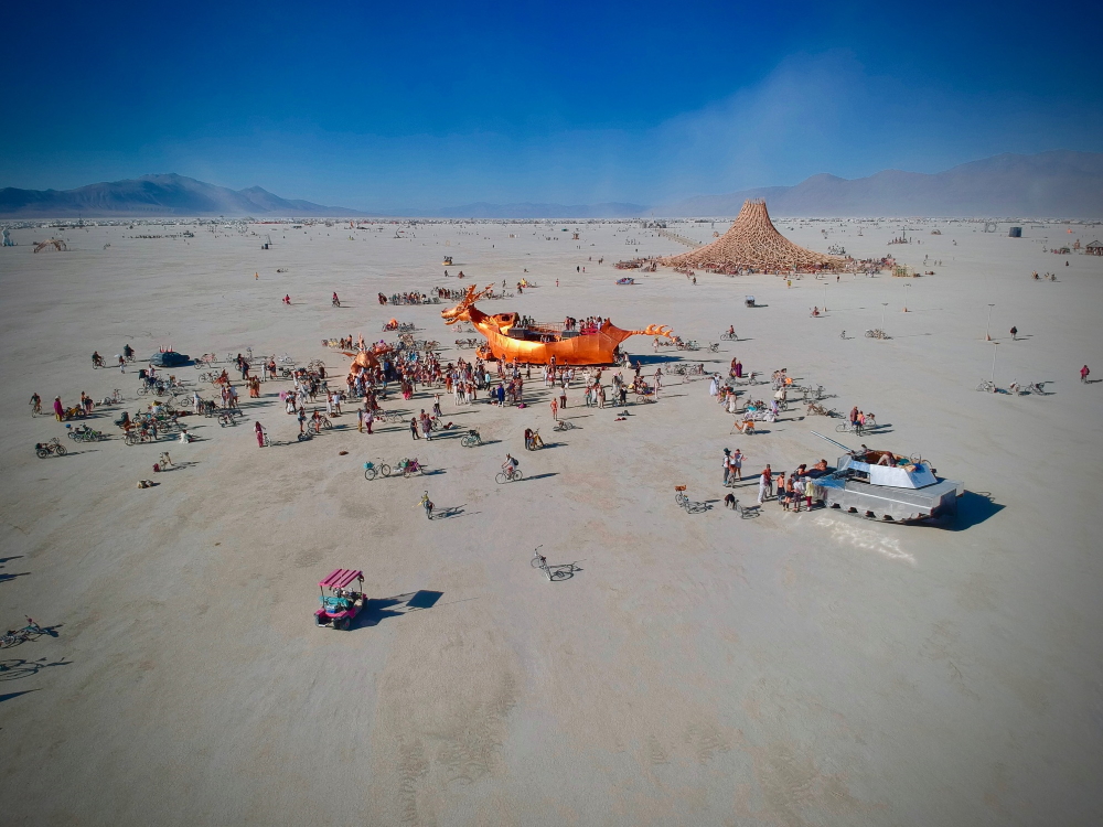 Black Rock City's Temple Galaxia