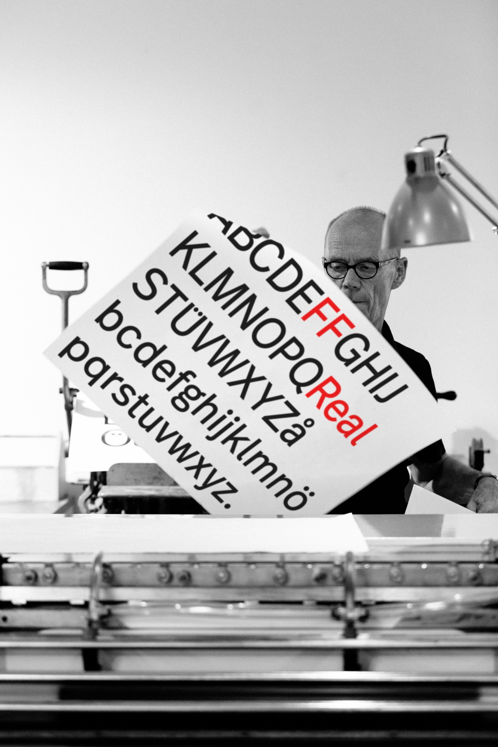 'The letterman' at work