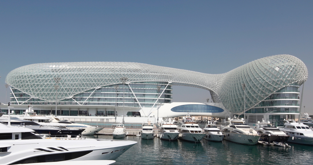 Yas Hotel marina