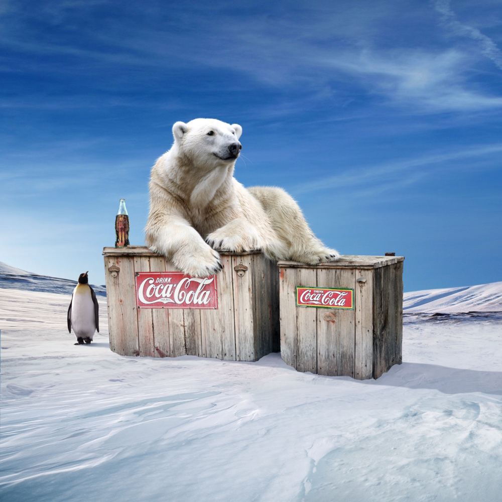 Core visual for Coca Cola ad.