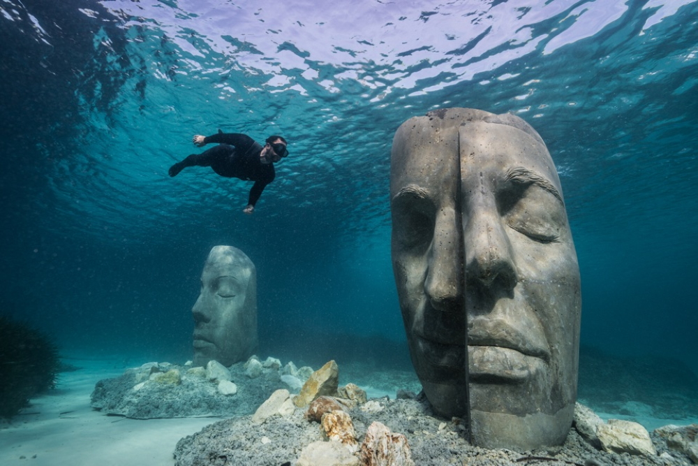 Underwater Museum by Jason Taylor deCaires, Cannes (France)