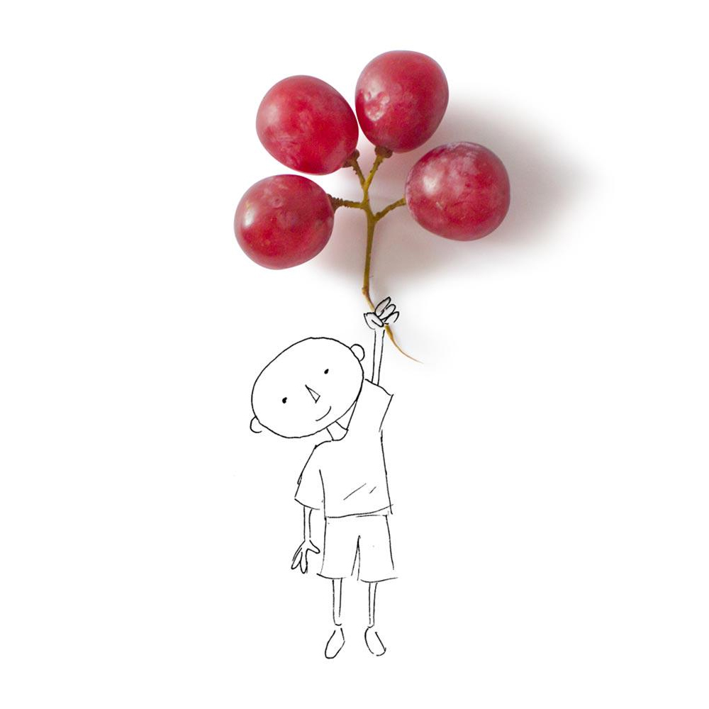 Boy with Grapes
