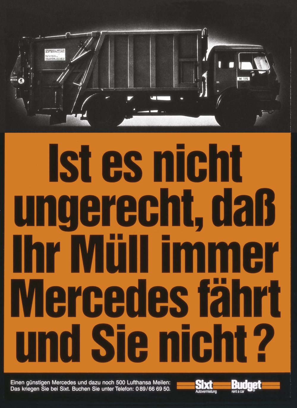 CIaim for Sixt-advertisement: 
