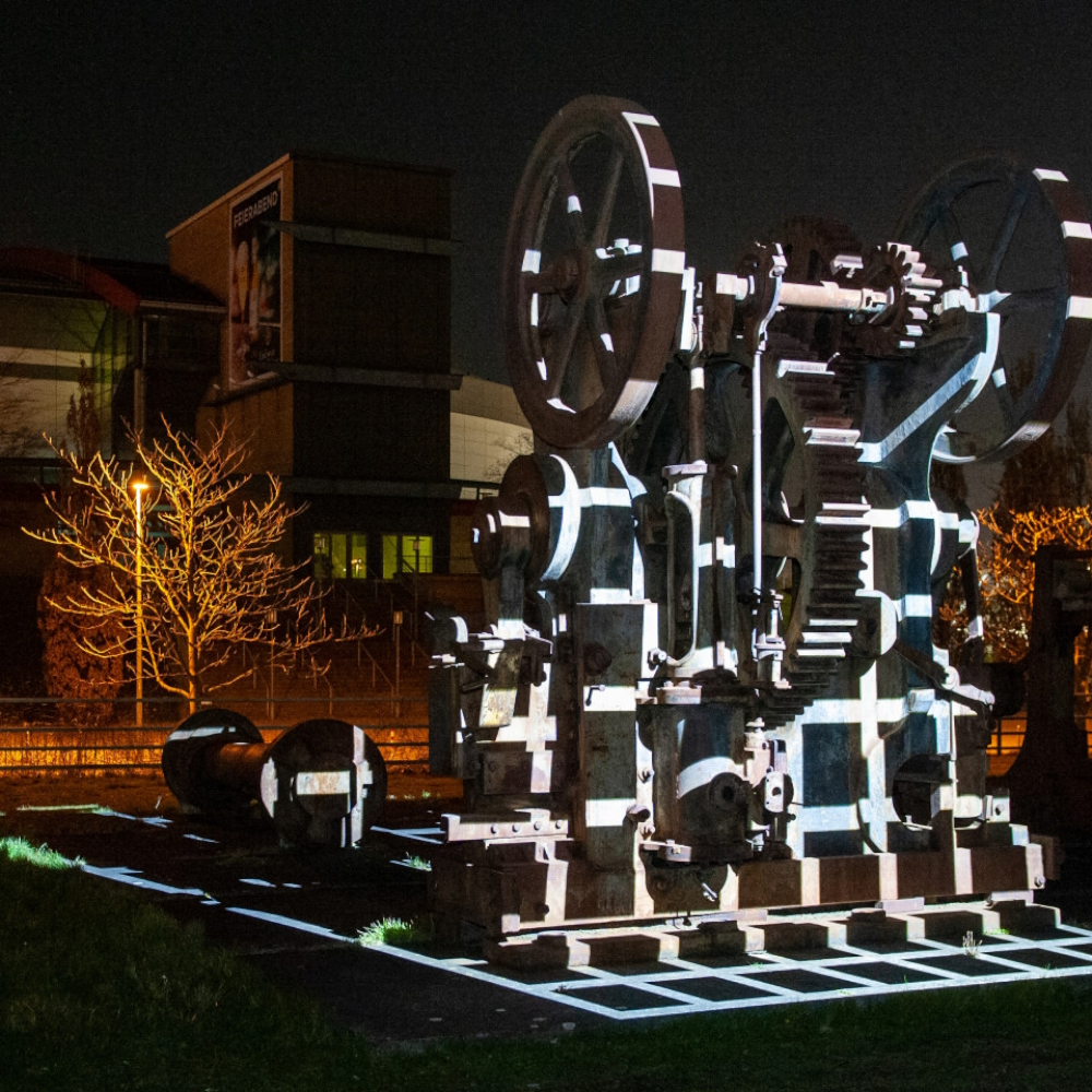 'future_grid' installation in Oberhausen/Germany on the site of one of the region's largest steel producers: 