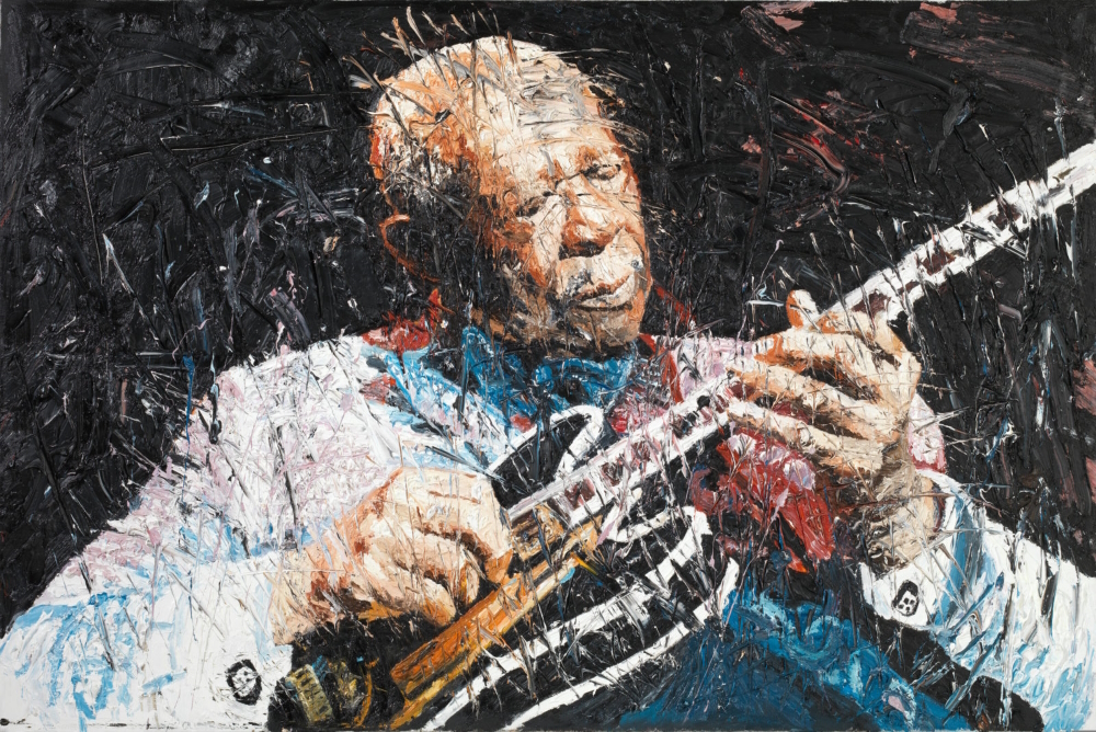 Blues legend B.B. King, 