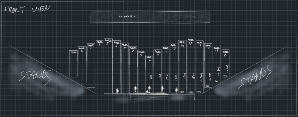 Sketch for Genesis - The Last Domino Tour