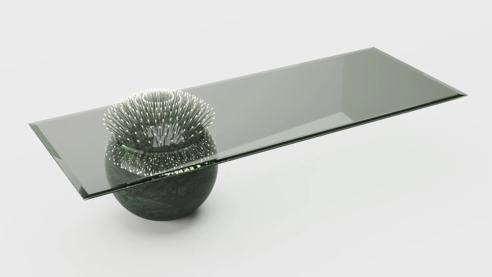 The Sea Mine Table, part of Azaz Architects' furniture design-section.