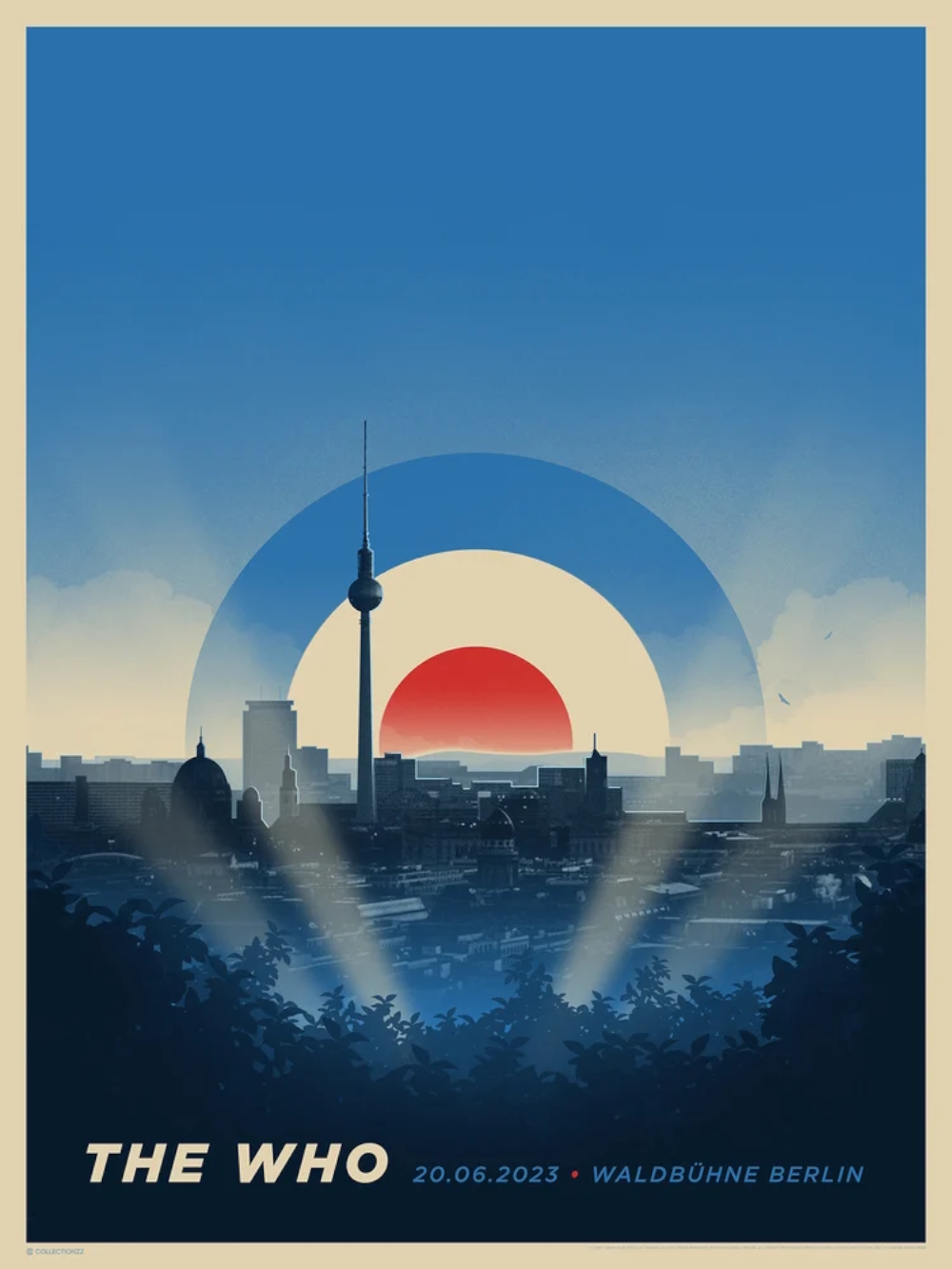The Who @ Waldbuehne Berlin. Client: The Who / Collectionzz. Type: Illustration | Litograph. Year: 2023