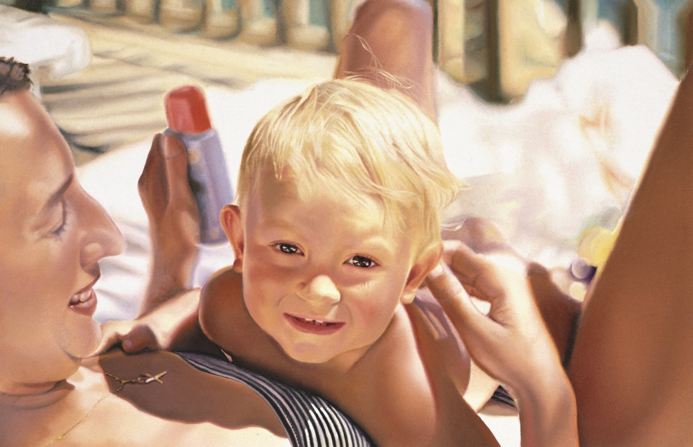 'Lover' (2005, oil on canvas, 32 x50 cm)