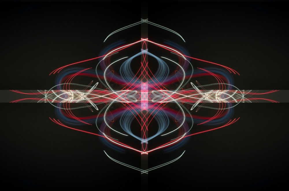 'Nightlights' (PASSING CONVERSATIONS series): Highway 77, Statesville, North Carolina