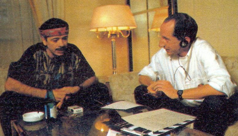 Carlos Santana talking to Thomas Hammerl (c) by Thomas Braun